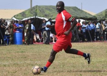 George Weah: Former World Player of the Year plays for Liberia, aged 51
