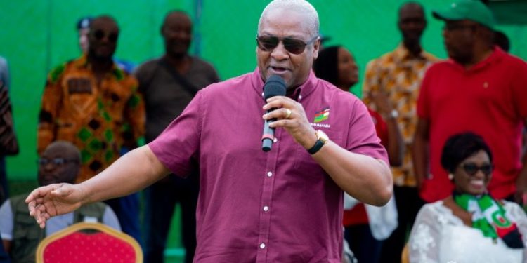 Mahama angry over debt politics.
