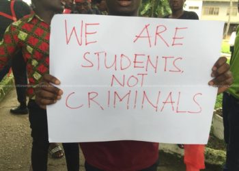 KNUST students begin protests over alleged police brutality