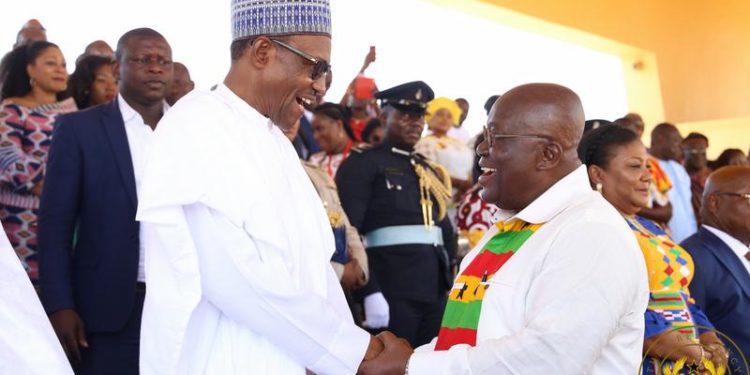PRESIDENT AKUFO-ADDO CONGRATULATES PRESIDENT MUHAMMADU BUHARI ON HIS RE-ELECTION.