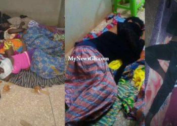 Angry principal locks out Trainee Nurses; forces them to sleep in the open