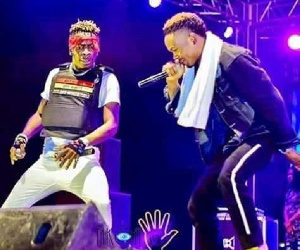 Shatta Wale and Maccasio thrill fans at Tamale Sports Stadium