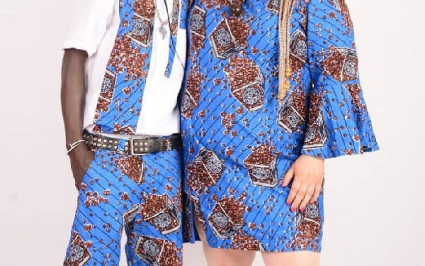 Patapaa and German girlfriend look ravishing in new photo