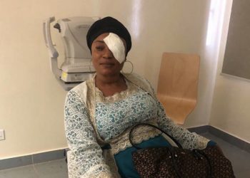 NDC Treasurer Hajia Shamima slapped by Azorka and His Gangsters