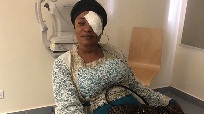 NDC Treasurer Hajia Shamima slapped by Azorka and His Gangsters