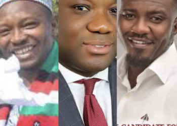 Six Million Dollar Felix Ofosu Kwakye, V8-grabbing John Dumelo win in the NDC primary as bicycle-riding Mubarak loses.