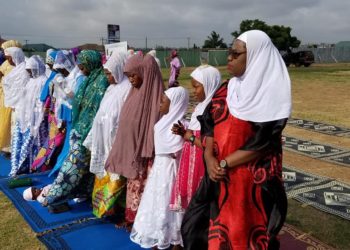 Daring Oye Lithur takes her politics of deceit to God on Eid day as she converted to Islam for 5 minutes.