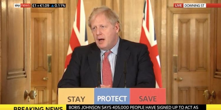 Boris Johnson is self-isolating after testing positive for the coronavirus