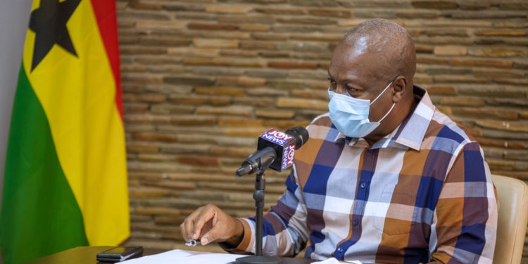 Give me the opportunity to govern and I will fight future pandemics well- Mahama begs amidst COVID 19.