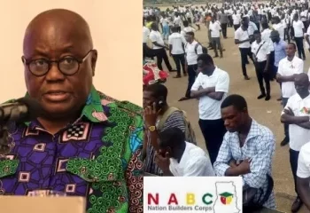 Akufo-Addo Is A Promise-keeper, He’ll Pay You – Protesting NABCO Personnel Told
