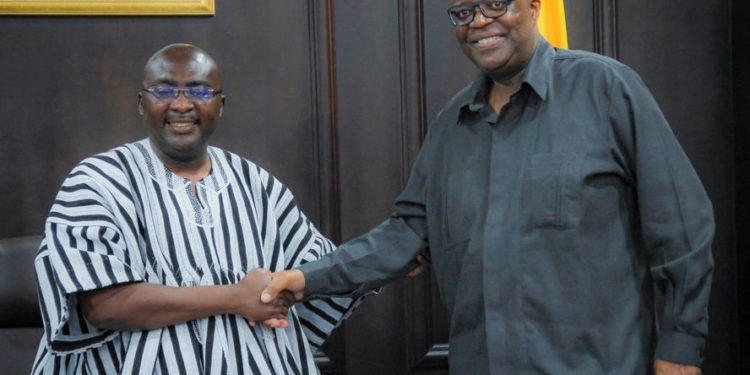 African Peer Review Mechanism (APRM) Pays a Courtesy Call on Vice President Bawumia