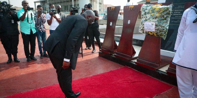 Dr. Mahamudu Bawumia Joins Veterans Association of Ghana (VAG) to Observe 74th Anniversary of the 1948 Crossroads Shooting