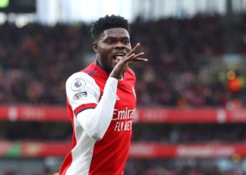 See Thomas Partey’s Sublime Header to Give Arsenal Lead Over Leicester [video]