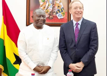 President of Microsoft Corporation and Ofori Atta discuss creation of economic value and jobs for youth