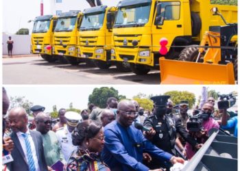 Bawumia unveils Joint Venture Companies as Jospong Group provides fleet of equipment To GAF