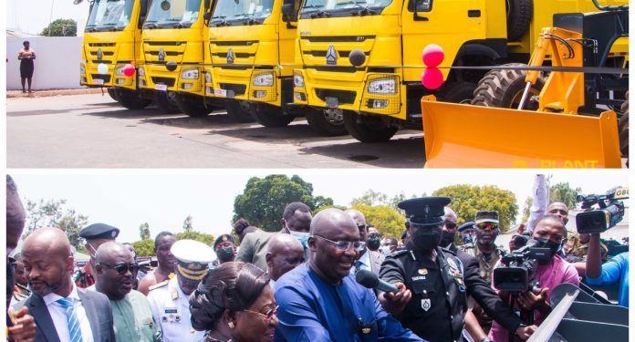 Bawumia unveils Joint Venture Companies as Jospong Group provides fleet of equipment To GAF
