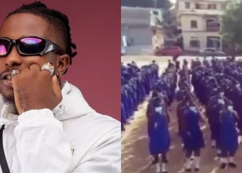 Kelvyn Boy ‘overwhelmed’ by pupils dancing to ‘Down Flat’ at a morning assembly (Watch)