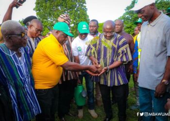 Vice President Bawumia Joins the Tree Planting exercise