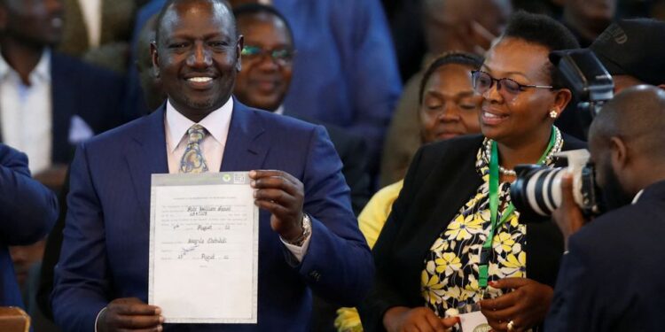 Kenya elects Ruto president, election chief says, but other officials disown results