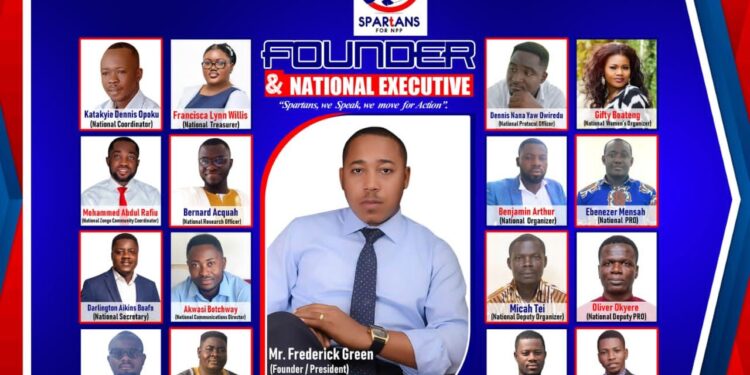 Spartans for NPP Inaugurates it’s National Executives.