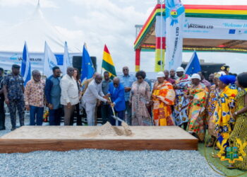 President Akufo-Addo cuts sod for vaccine manufacturing plant