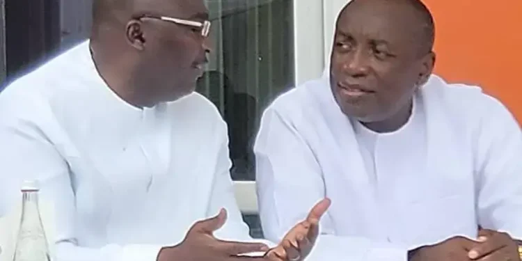 Photos of Bawumia’s encounter with Kwabena Agyepong melts hearts